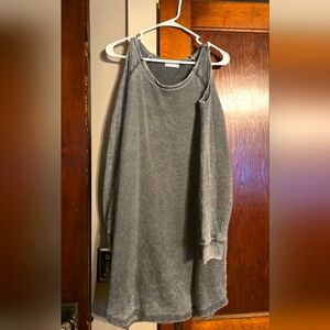 Free People long sleeve sweatshirt dress.